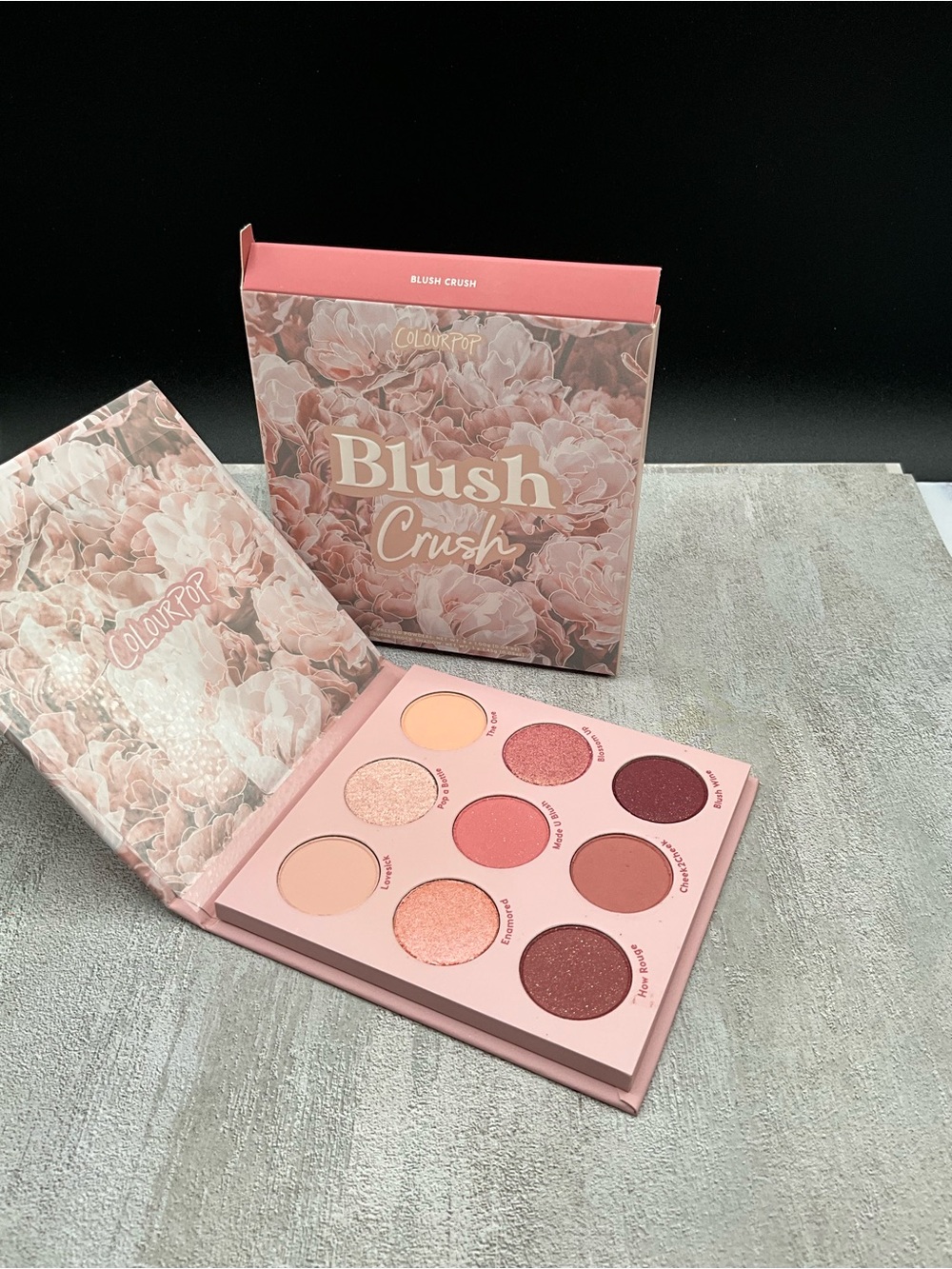 Colorpop blush crush pressed powder palette new